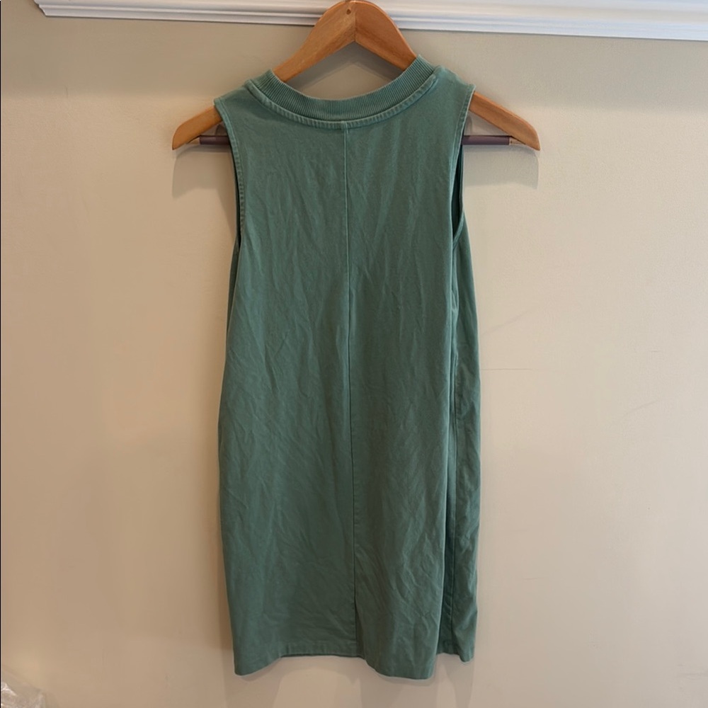 A New Day Green Ribbed Muscle Tee - Picture 3 of 3